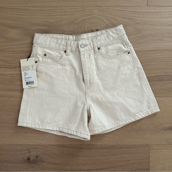 Dr. Denim Nora Jean Shorts Off White - Picture 3 of 7